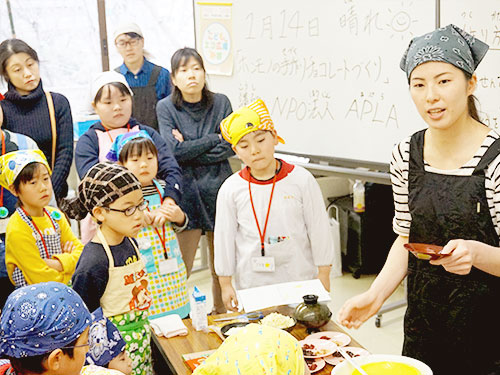 「ホンモノのチョコレートづくり」