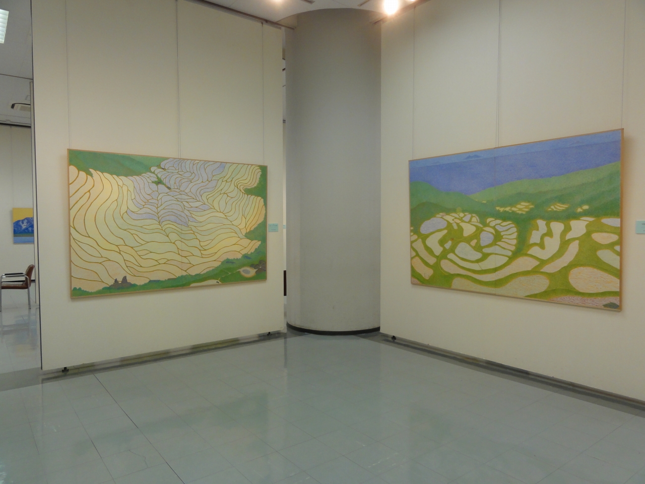 『民俗の風景 ”棚田と雪形（Ｖ）”』第10回 酒井英次 絵画展