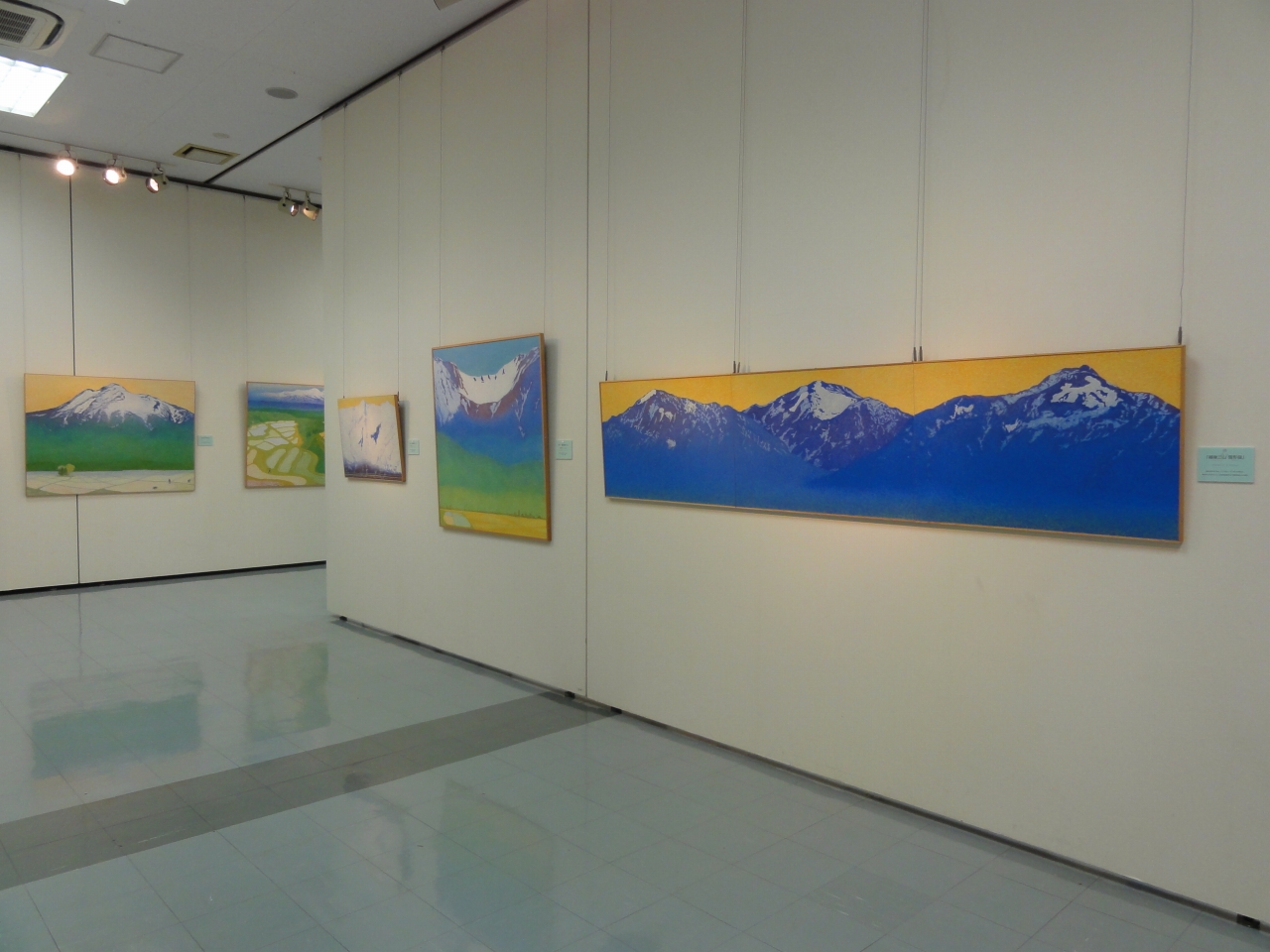 『民俗の風景 ”棚田と雪形（Ｖ）”』第10回 酒井英次 絵画展