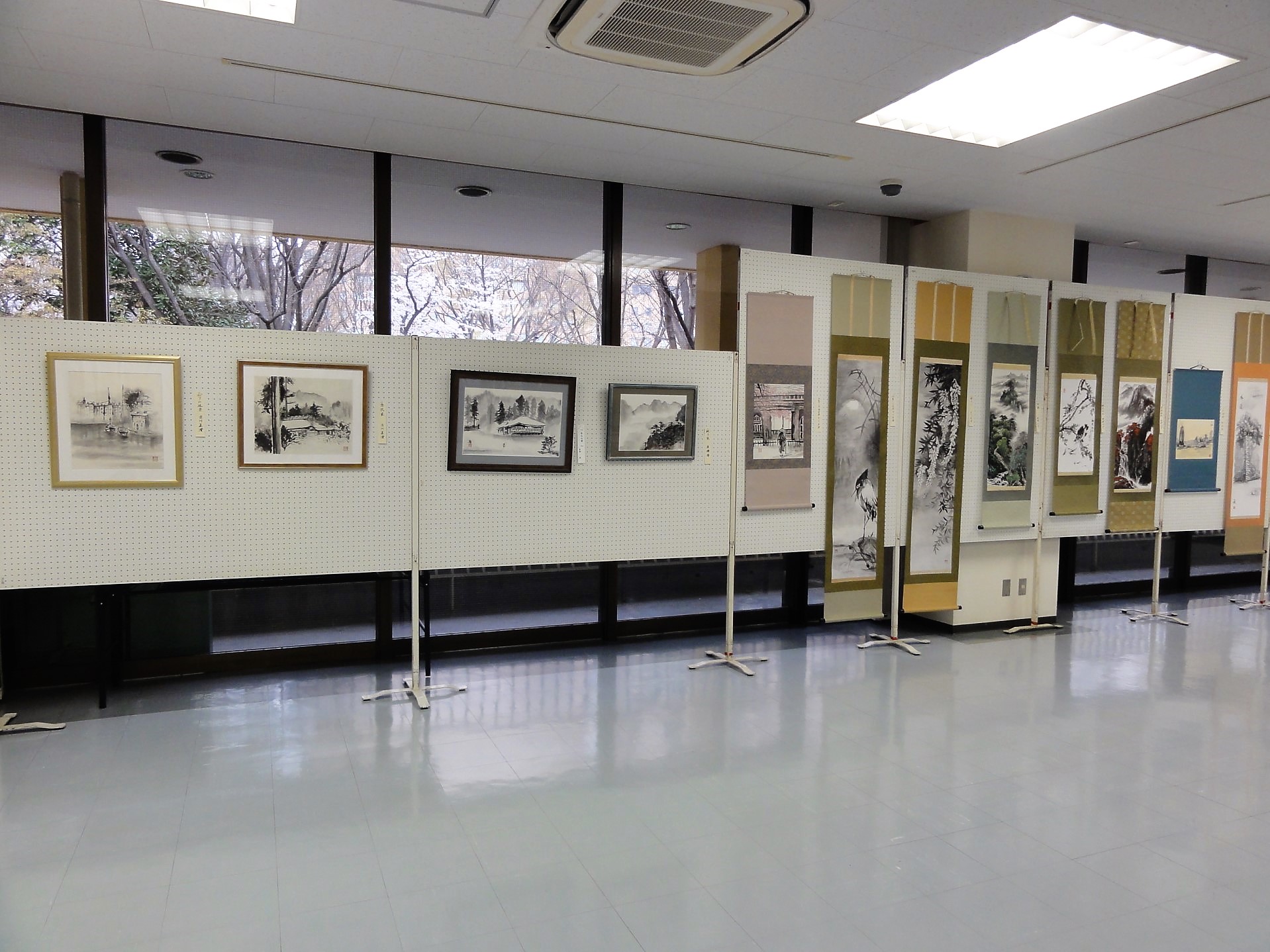 第29回東京都退職校長会絵画クラブ 水墨画みすみ会作品展