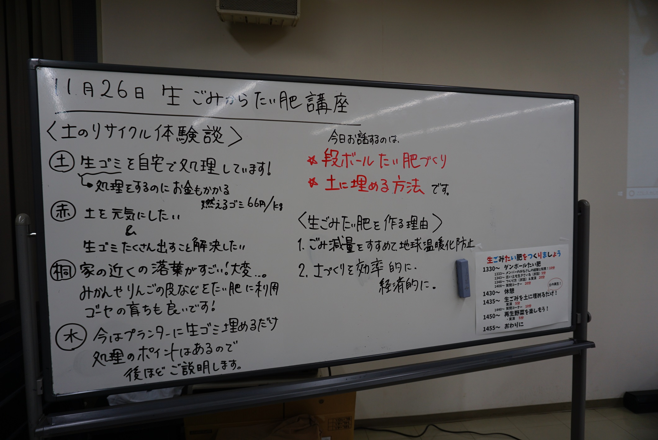 2023新宿「みどりのカーテン」プロジェクト『生ごみと落ち葉を使ったたい肥づくり』