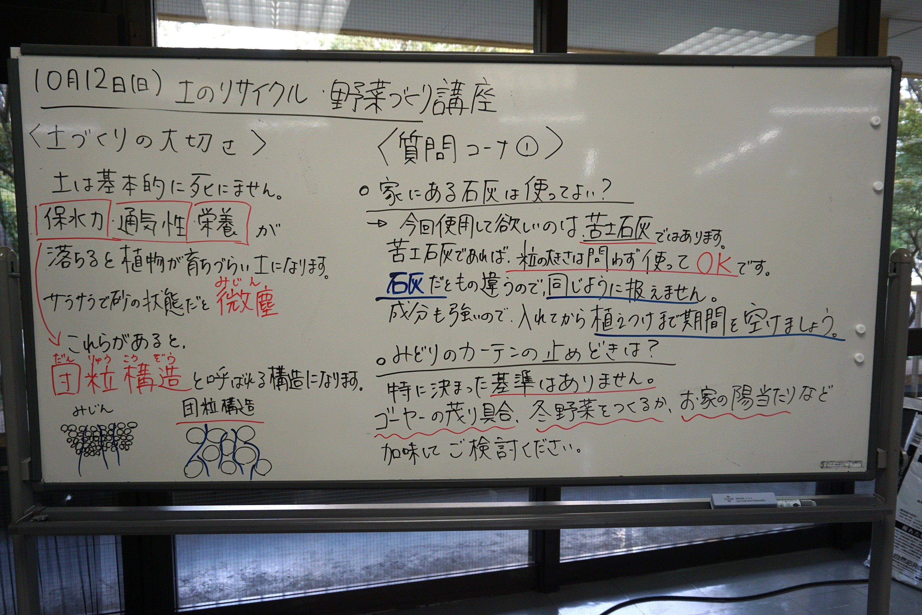 2025新宿「みどりのカーテン」プロジェクト 『土のリサイクル・野菜づくり講座』